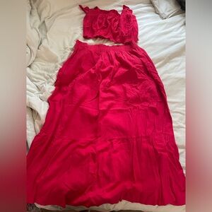 Abercrombie & Stitch Skirt & Crop top set
